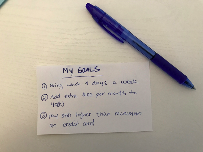Budget Challenge: The index card rule